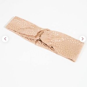 Buffbunny Twist Headband Beige/Gold Bossy